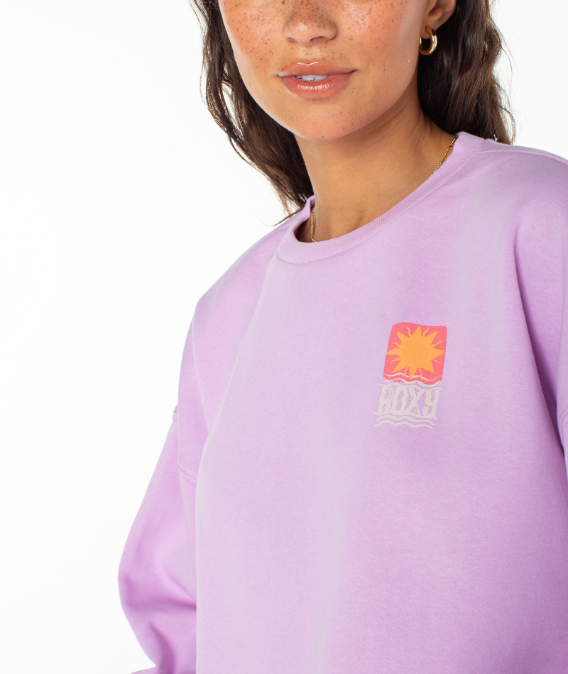 Morning Hike Cropped Crewneck