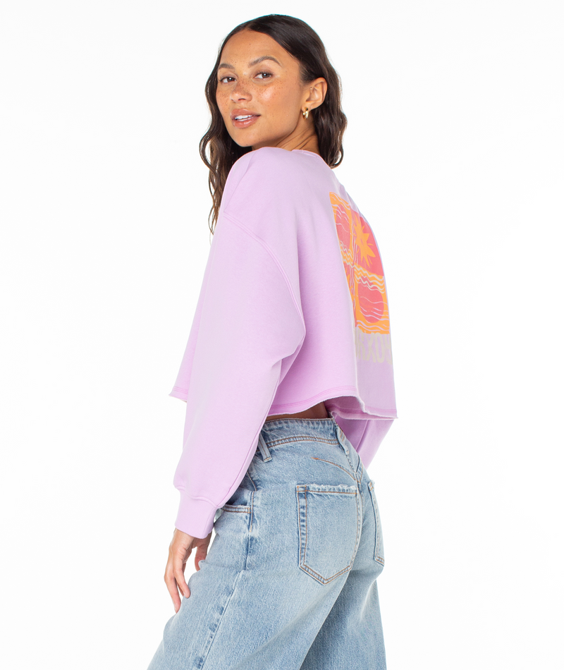 Morning Hike Cropped Crewneck