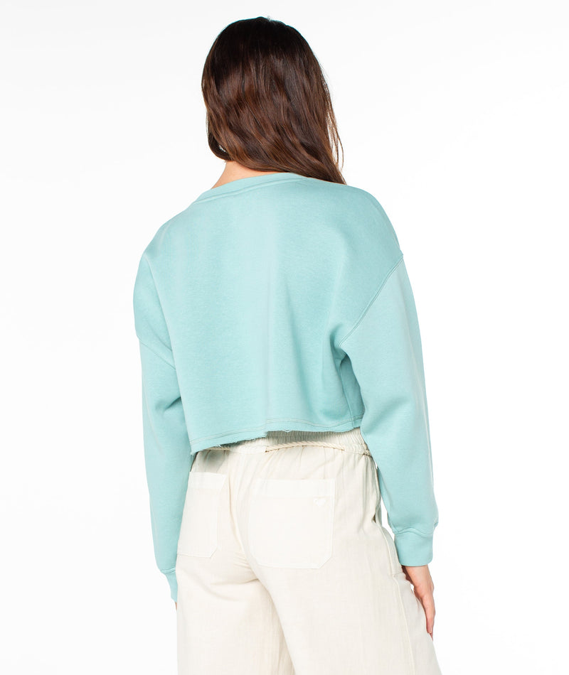 Morning Hike Cropped Crewneck