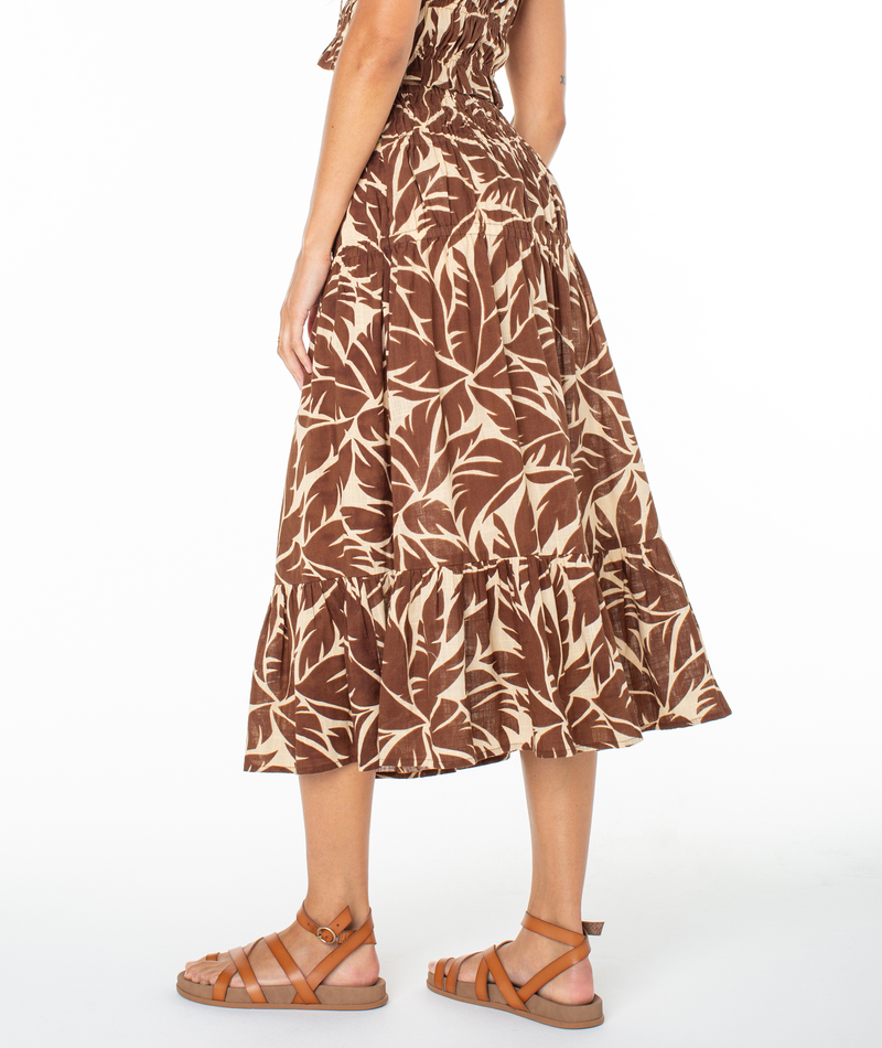 Malia Woven Midi Skirt - Roxy