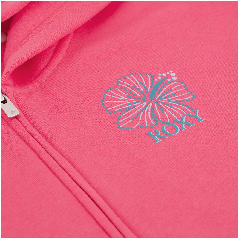 Girls' Hibiscus Stitch Zip Hoodie