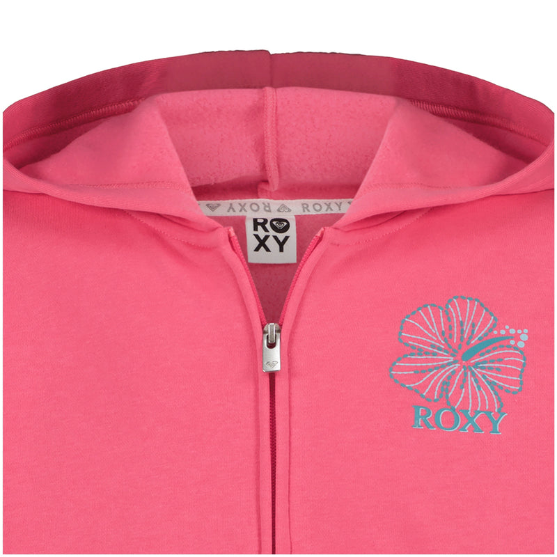 Girls' Hibiscus Stitch Zip Hoodie