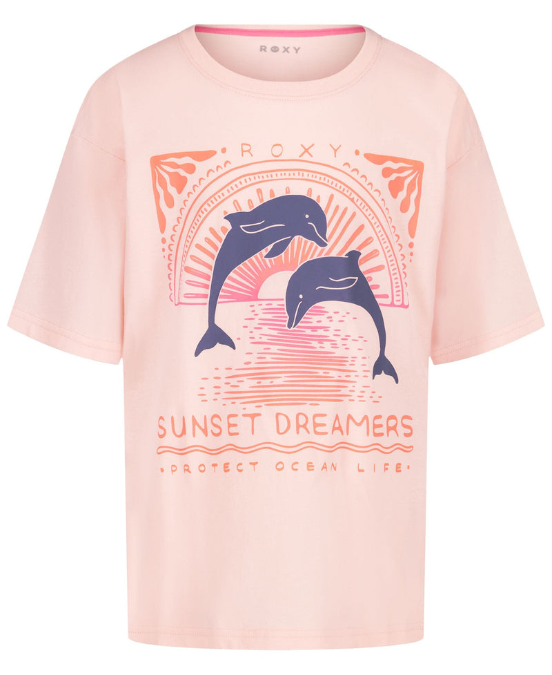 Girls' Ocean Life Oversized Tee