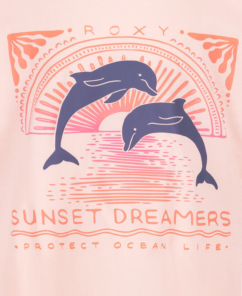 Girls' Ocean Life Oversized Tee
