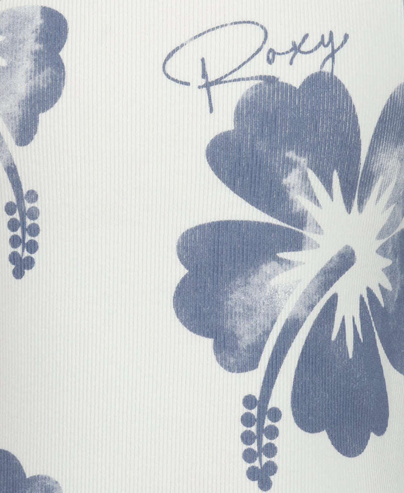 Girls' Hibiscus Stamp Tank