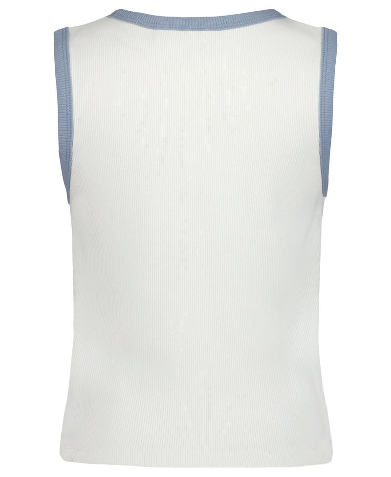 Girls' Hibiscus Stamp Tank