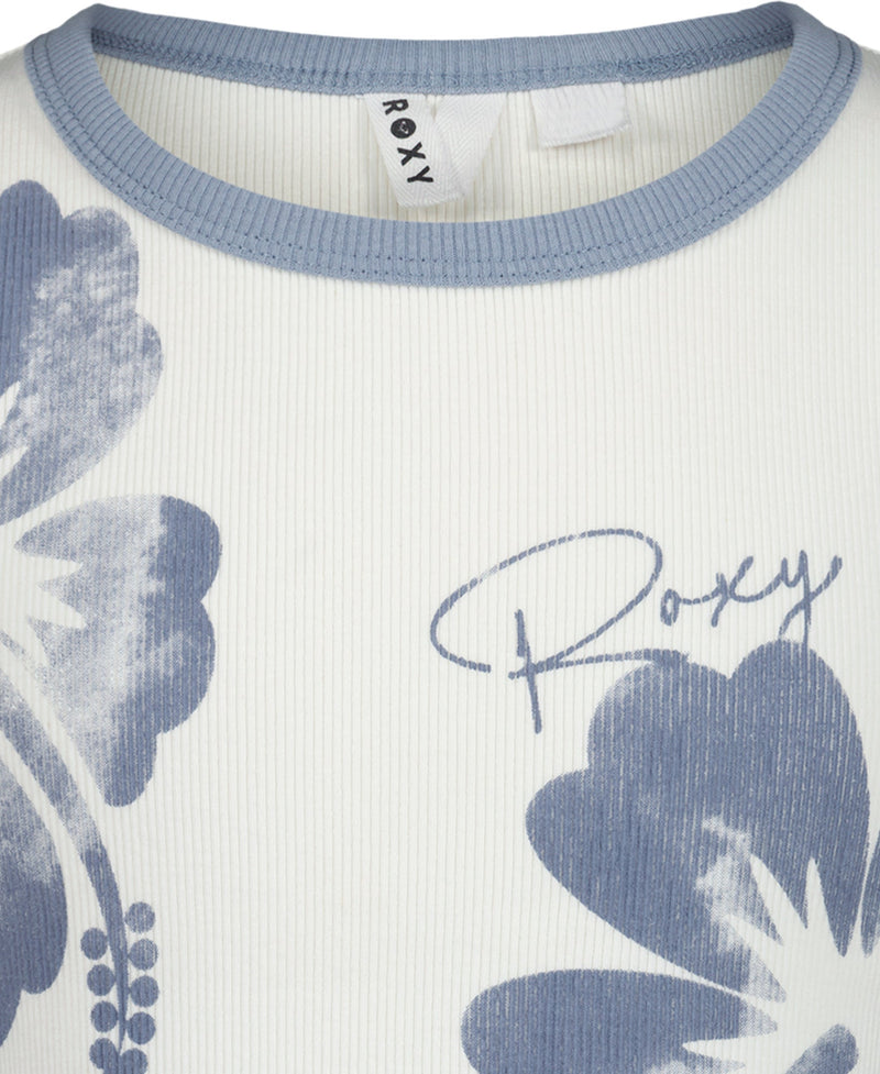 Girls' Hibiscus Stamp Tank