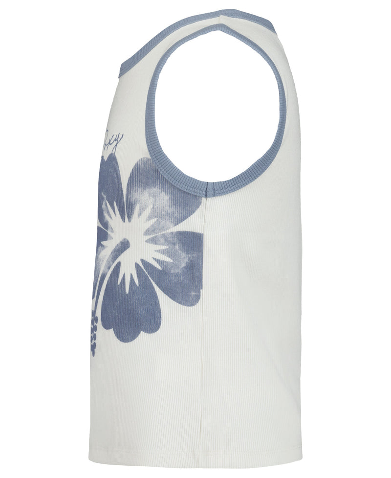Girls' Hibiscus Stamp Tank