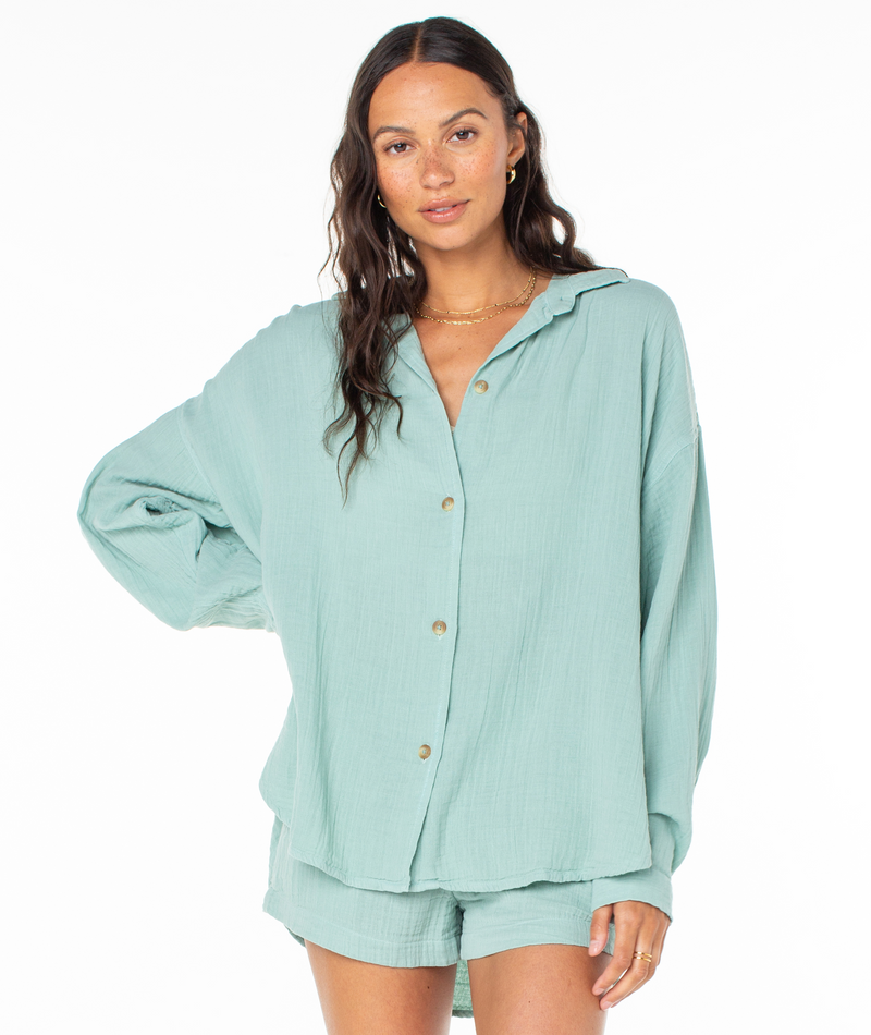 Morning Time Button Up