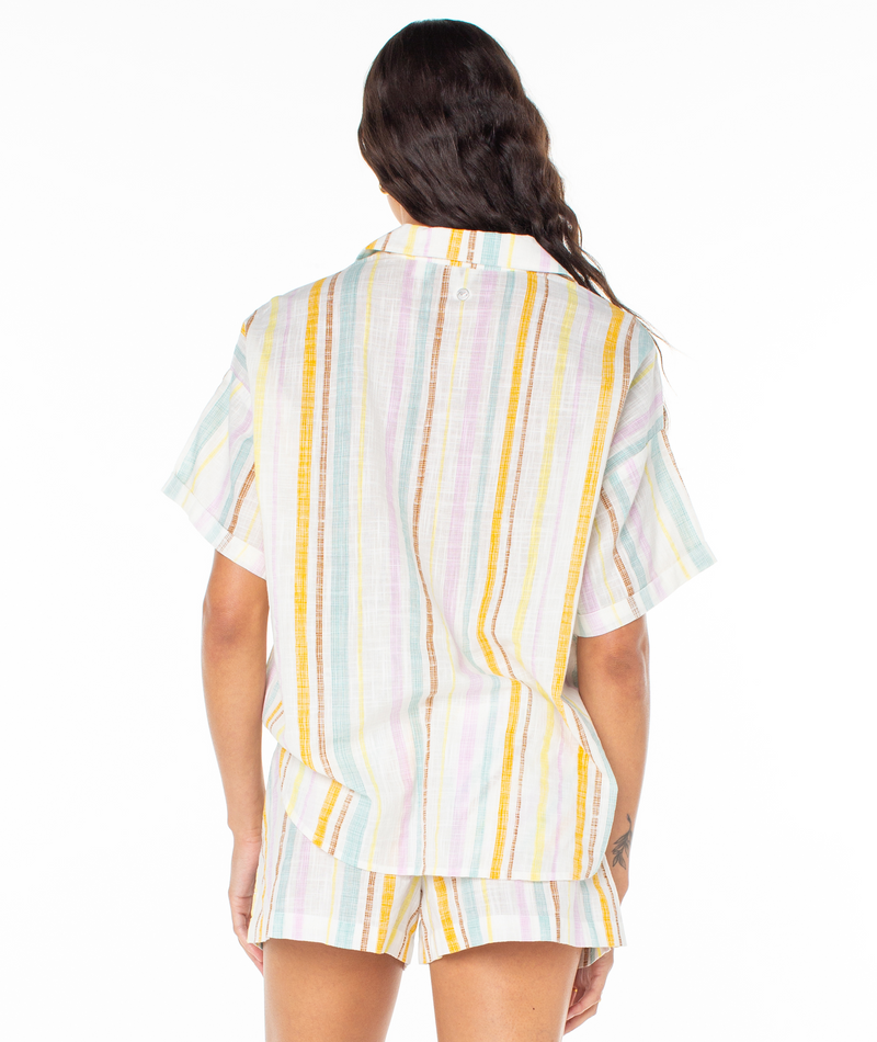 Beach Nostalgia Button Up