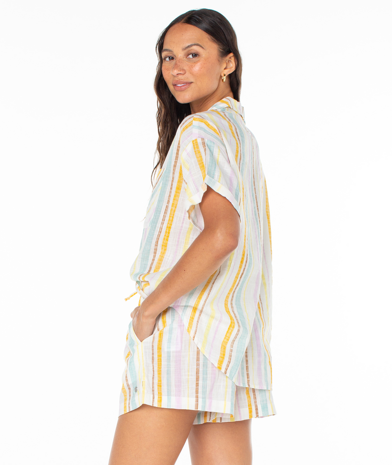 Beach Nostalgia Button Up