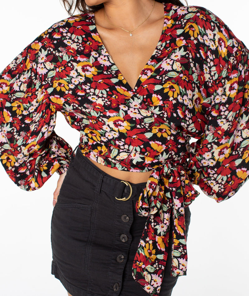 Coconut Girl Wrap Top