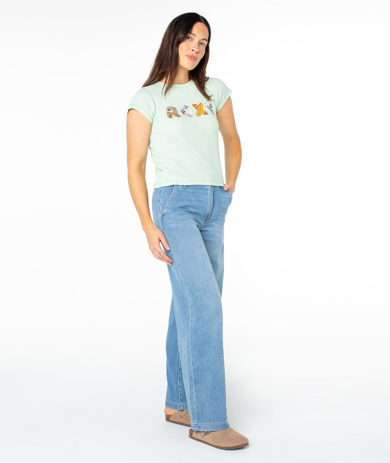 Roxy Patchwork 90s Baby Tee
