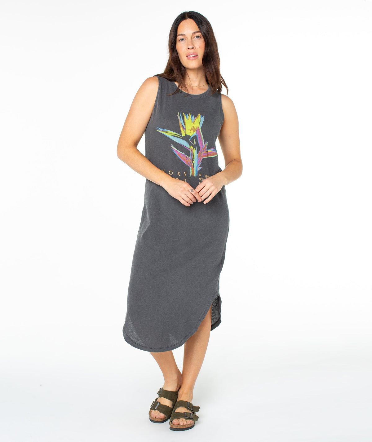 Tropicool Paradise Wildflower Midi Dress - ROXY