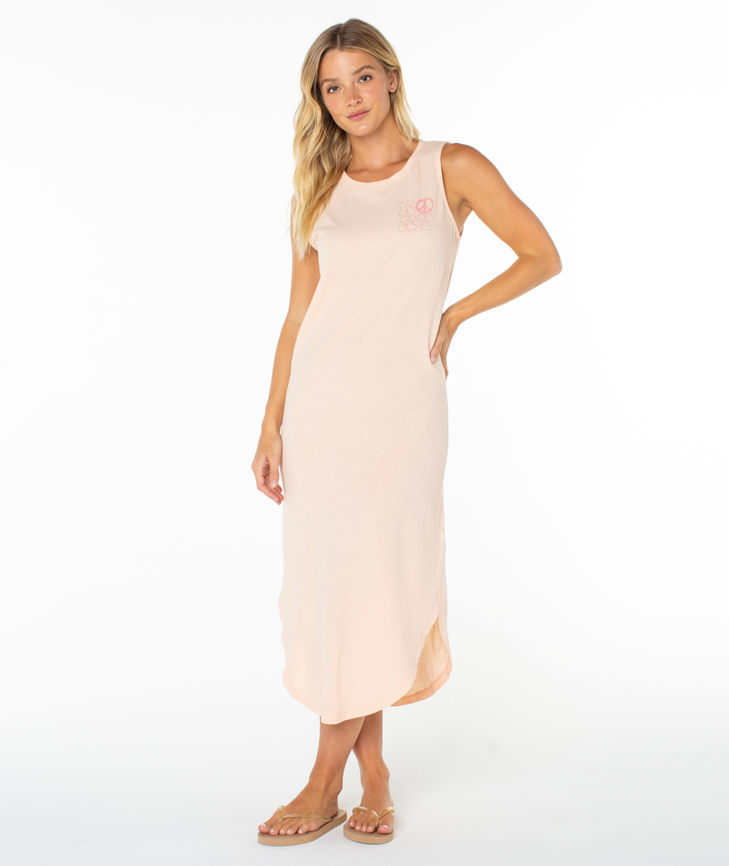 Peace Waves Wildflower Midi Dress