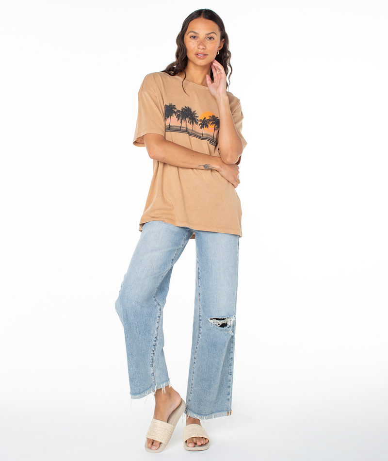 Palm Stripe Tee