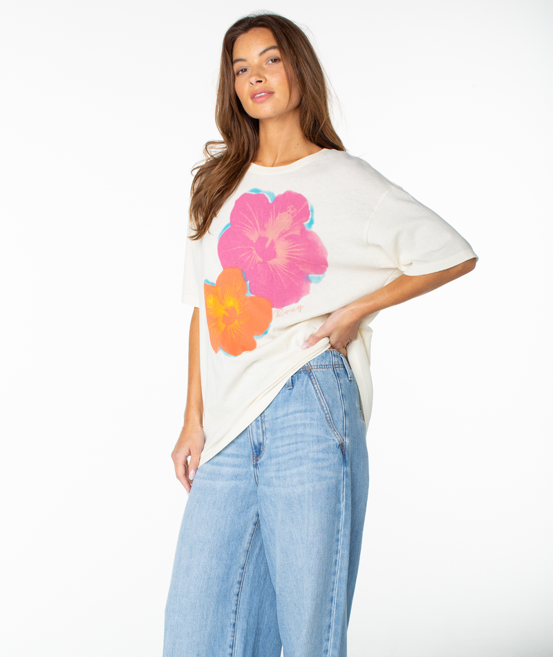 Flower Glow Oversized Tee