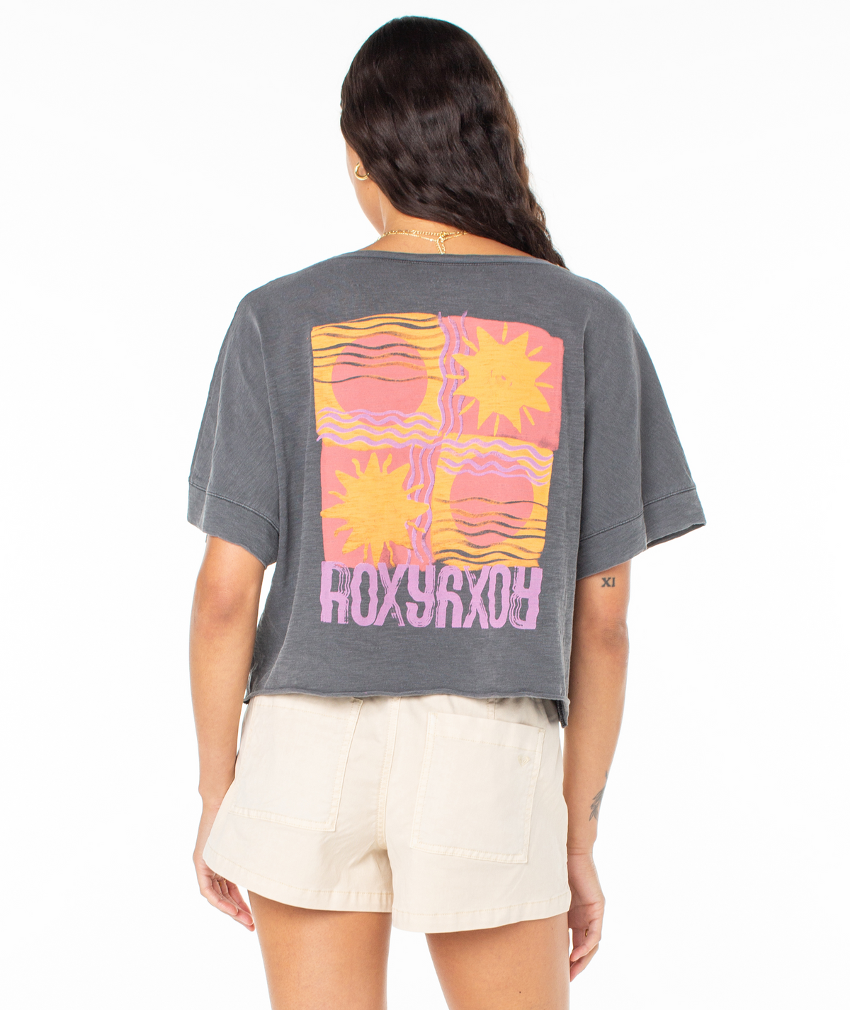 Sun Stamps Screen Tee - Roxy