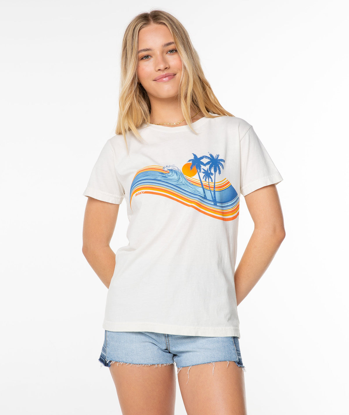Wave Stripe Tee - ROXY