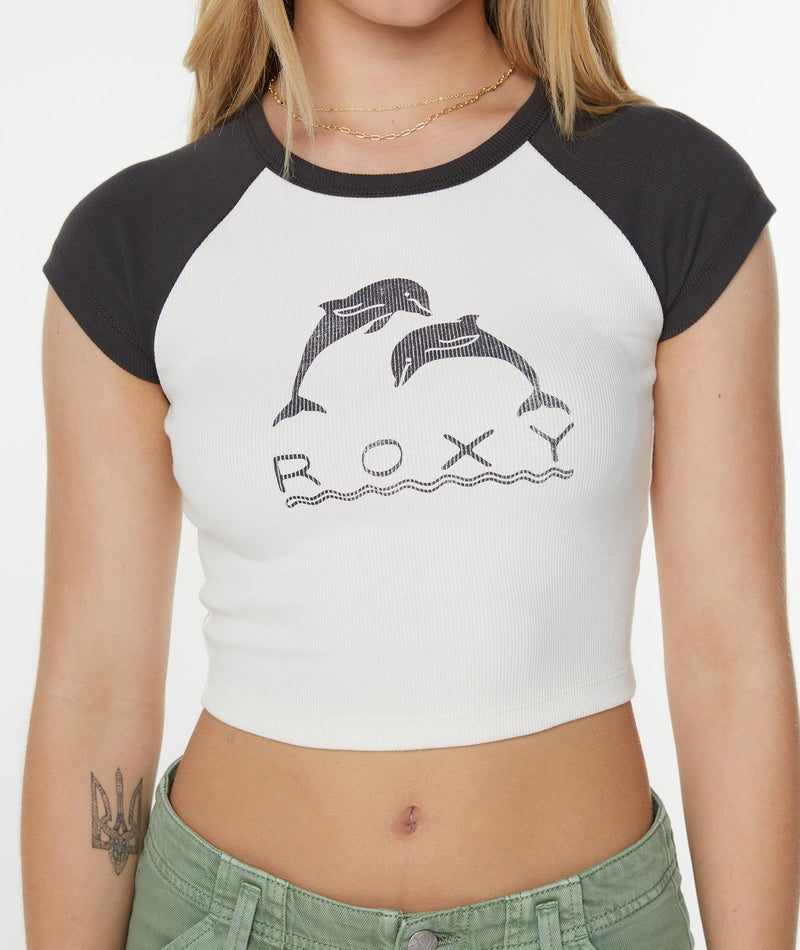 Sunset Dreams Cropped Baby Tee