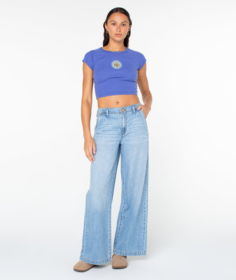Slow Dive Cropped Baby Tee