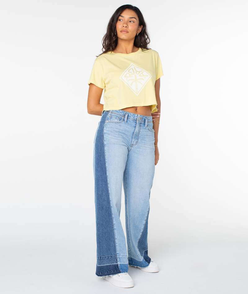Wave Riders Cropped Tee