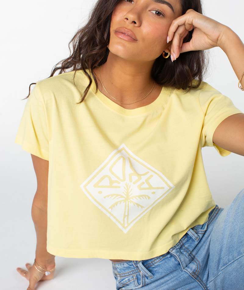 Wave Riders Cropped Tee