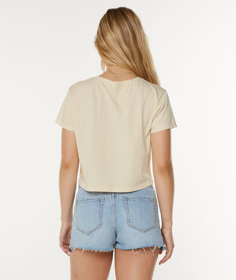 Sunny Days Cropped Boxy Tee - ROXY