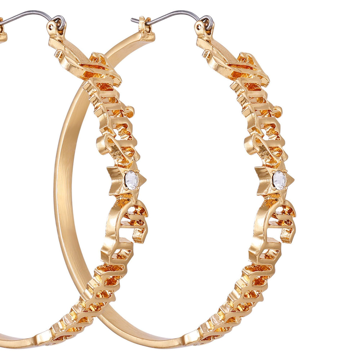 Goldtone Hoop Earrings