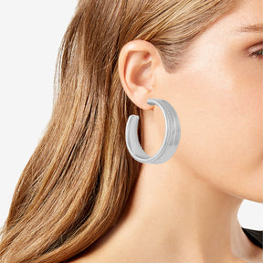 Chunky Open Hoop Earrings - Vince Camuto