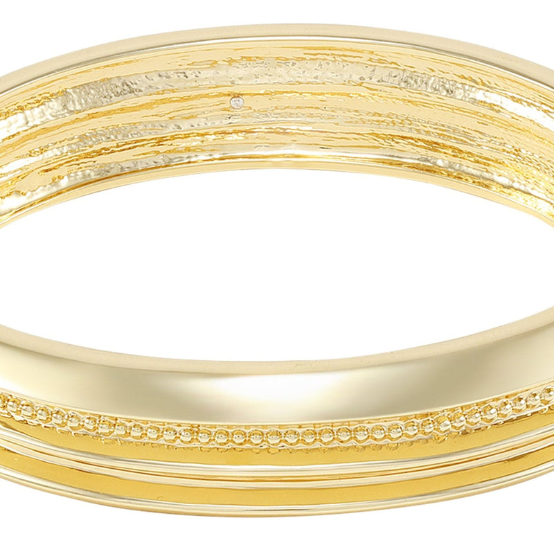 Goldtone Textured Hinge Bracelet - Vince Camuto