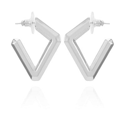 Diamond Shaped Hoop Earrings - Vince Camuto