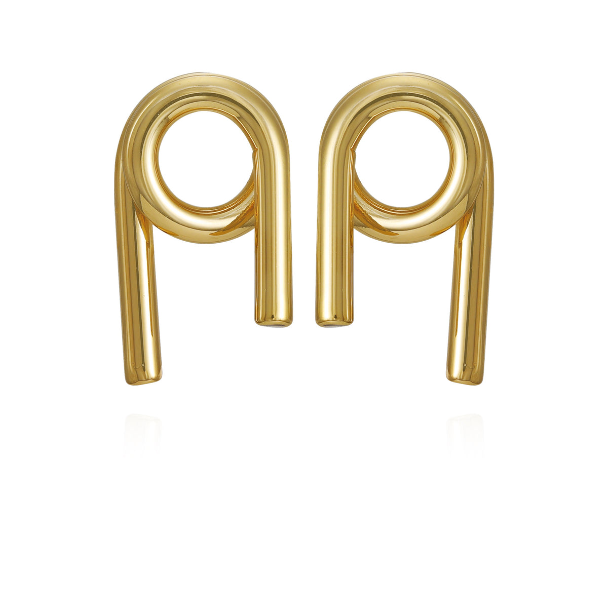 Goldtone Short Twisted Drop Earrings - Vince Camuto