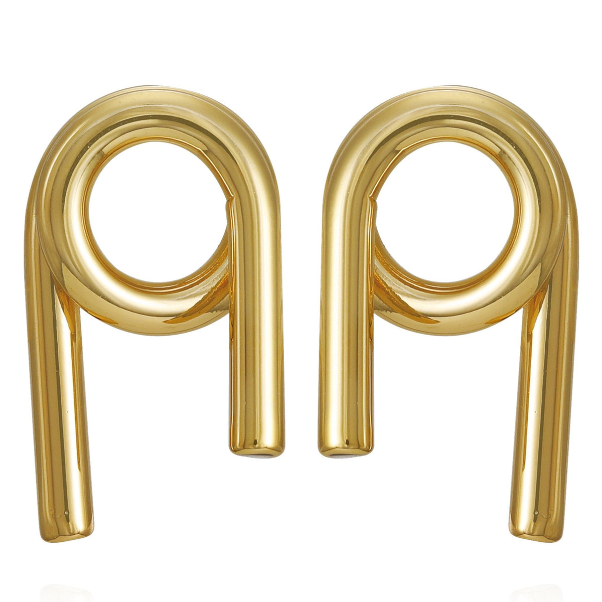 Goldtone Short Twisted Drop Earrings - Vince Camuto