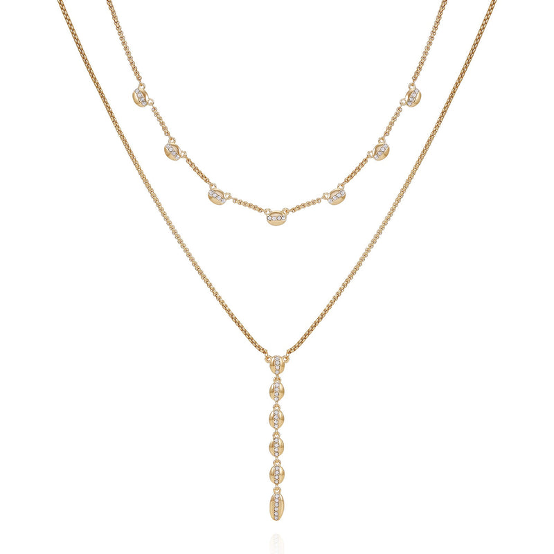 Crystal Layered Necklace