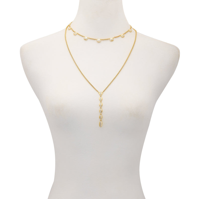 Crystal Layered Necklace