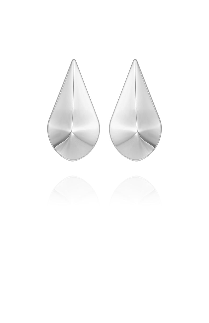 Chic Sculptural Dome Drop Earrings