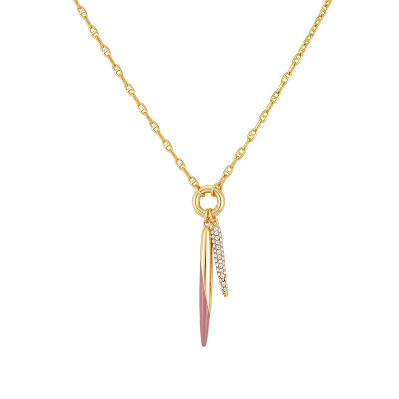 Double Pendant Necklace
