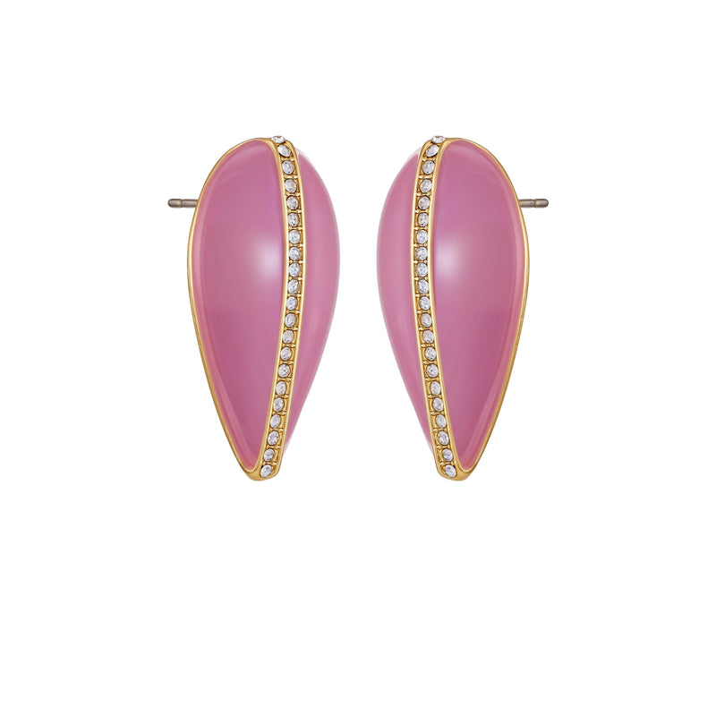 Gold Tone Teardrop Earrings