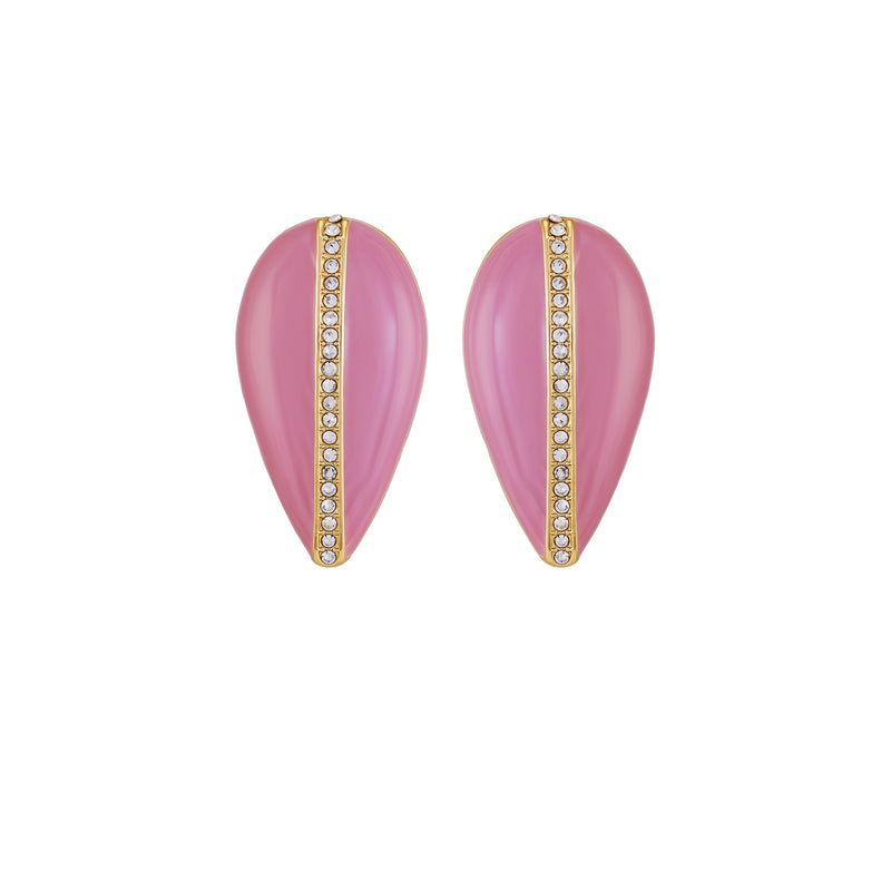 Gold Tone Teardrop Earrings