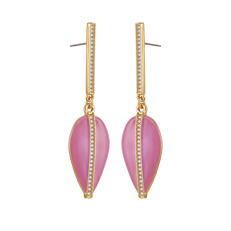 Gold Tone Drop Earrings