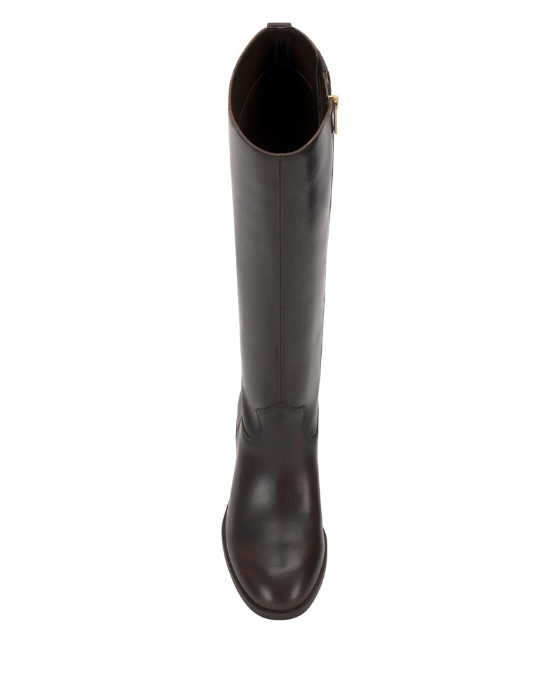 Bercla Wide Calf Knee High Riding Boot