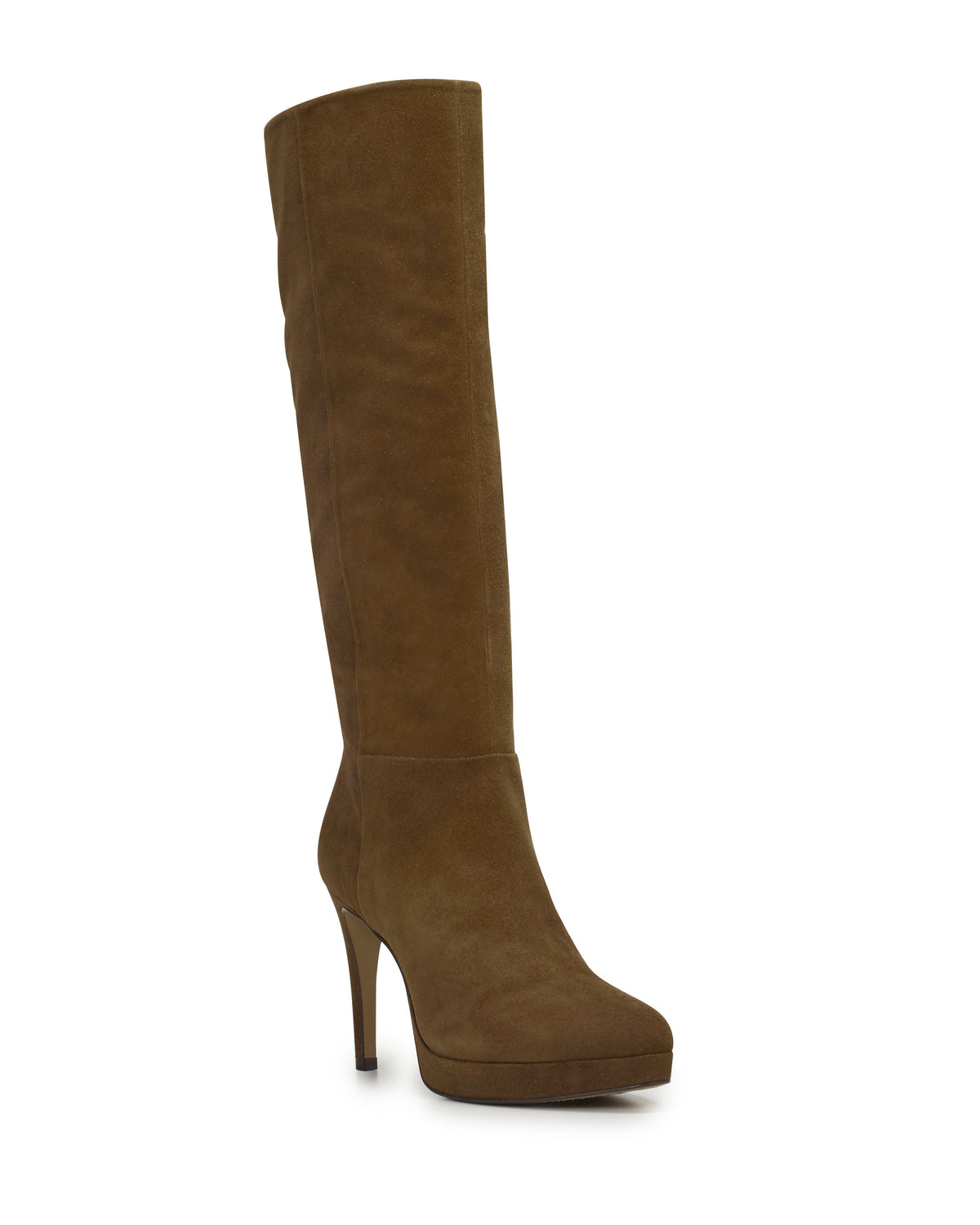 Valeria Wide Calf High Heel Boot