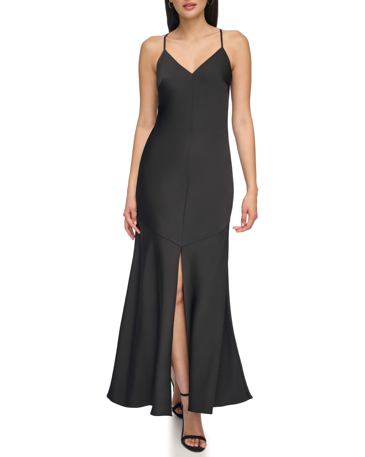 V-Neck Maxi Slip Dress