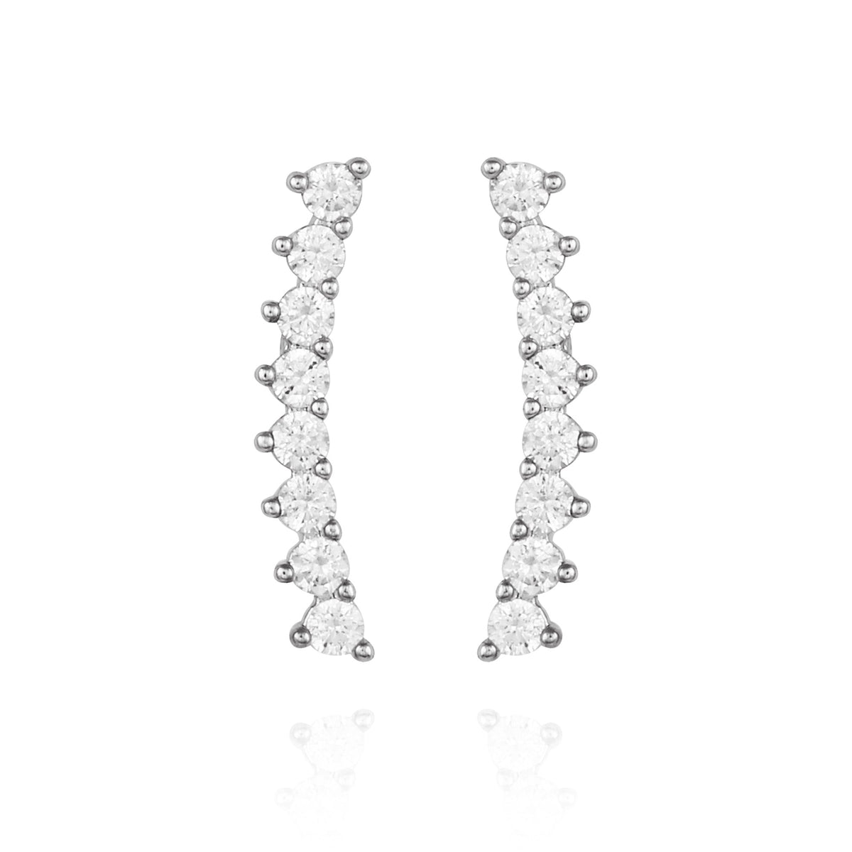 Cubic Zirconia Climber Earrings - Vince Camuto