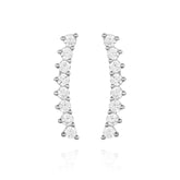 Cubic Zirconia Climber Earrings - Vince Camuto