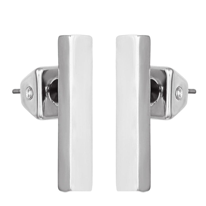 Rectangle Bar Stud Earrings