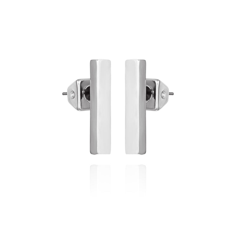 Rectangle Bar Stud Earrings