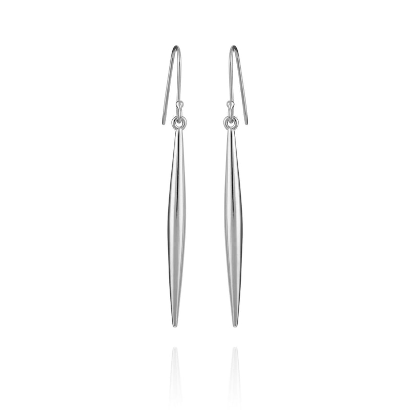Linear Spear Drop Earrings