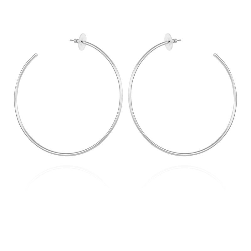 Large Open Hoop Earrings
